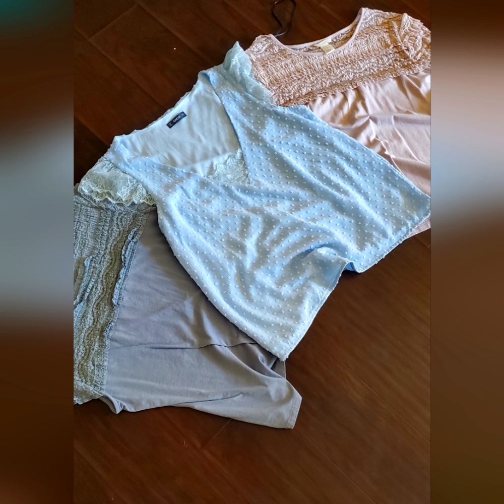 Set of 3 womens Shirts size L